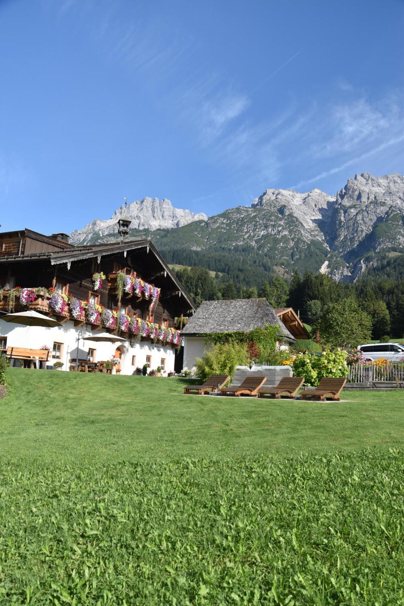 Brandstatthof Bed and Breakfast Leogang Exteriör bild